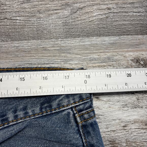 Vintage Y2k Levis 505 Bue Mens 36x29 Red Tab Regular‎ Straight Leg Denim Jeans - Picture 4 of 12